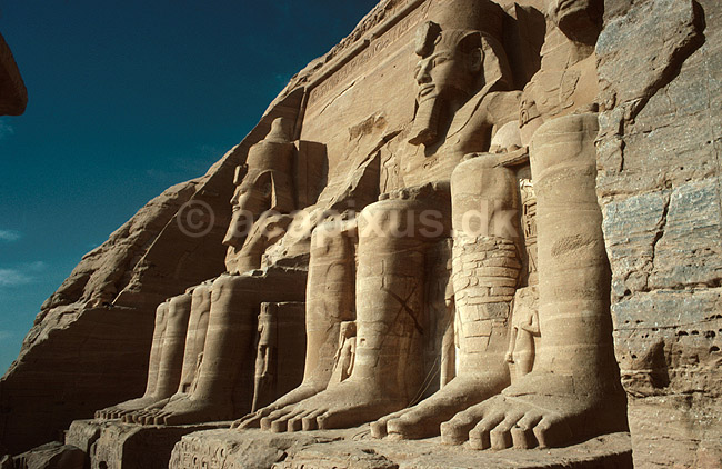 Abu Simbel Templet. Bygget af Ramses II.; ; Abu Simbel; Egypten; Afrika; ; 
