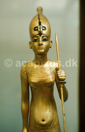 Figur fra Tutankhamuns grav p� Egyptologisk Museum; ; Cairo; Egypten; Afrika; ; 