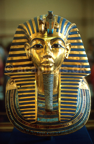 Tutankhamuns ansigtsmaske p� Egyptologisk Museum; ; Cairo; Egypten; Afrika; ; 