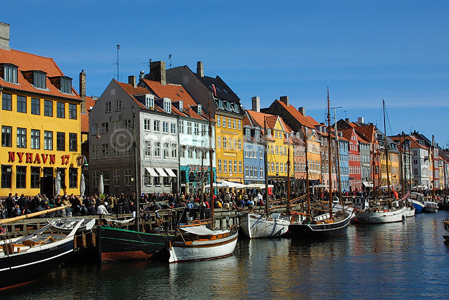 Nyhavn i K�benhavn; ; K�benhavn; Danmark; Europa; ; 