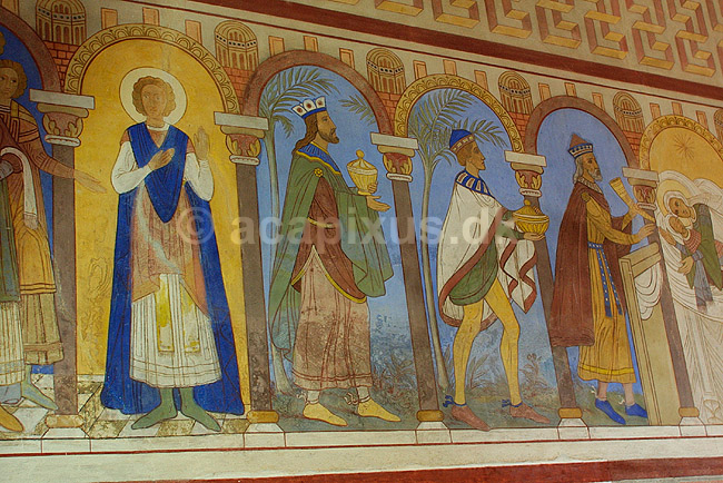 Kalkmalerier i Jelling Kirke; ; ; Danmark; ; ; kirker