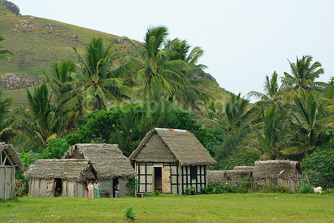 Landsbyen Evata �st for Toalagnaro (Fort Dauphin); ; Toalagnaro (Fort Dauphin); Madagaskar; Afrika; ; 