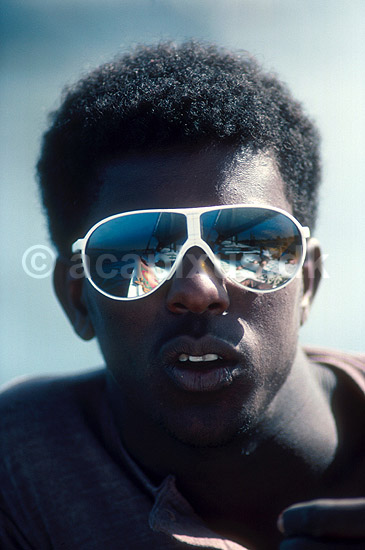 Egypter med hvide solbriller ; ; Aswan; Egypten; Afrika; ; 