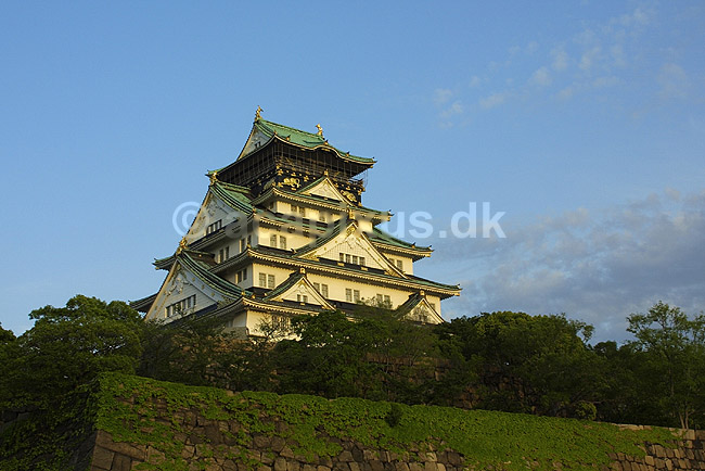 Osaka-jo. Osaka-jo f�stningen i Osaka; ; Osaka-jo / Osaka; Japan; Asien; ; h�jhuse
