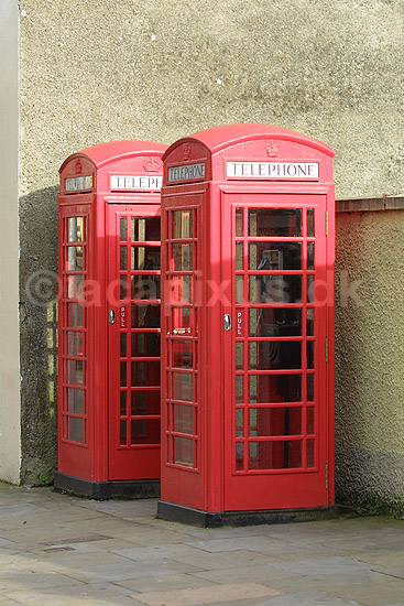 Telefonbokse. Telefonbokse i Wales; ; Brecon; Wales; Europa; ; telekommunikation telefoni telephone Storbritanien