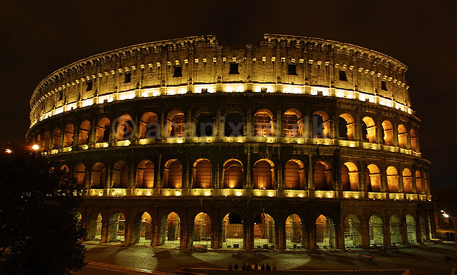 Colosseum. Colosseum i Rom; ; Rom; Italien; Europa; ; romerriget, gladiatorkampe, turistsev�rdigheder, teatre, Colosseo, Coloseum
