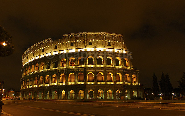 Colosseum. Colosseum i Rom; ; Rom; Italien; Europa; ; romerriget, gladiatorkampe, turistsev�rdigheder, teatre, Colosseo, Coloseum