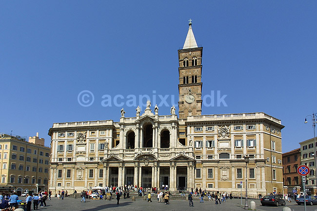 Santa Maria Maggiore. Basilica di Santa Maria Maggiore, en af Roms fire patriarkalske kirker; ; Rom; Italien; Europa; ; turistsev�rdigheder, religion, kristendom
