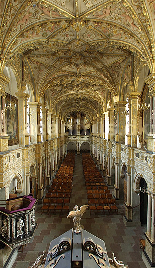 Slotskirke. Frederiksborg Slots slotskirke; ; Hiller�d; Danmark; ; sev�rdigheder; slotte, arkitektur, borge, religion, kristendommen, Frederiksborgslot